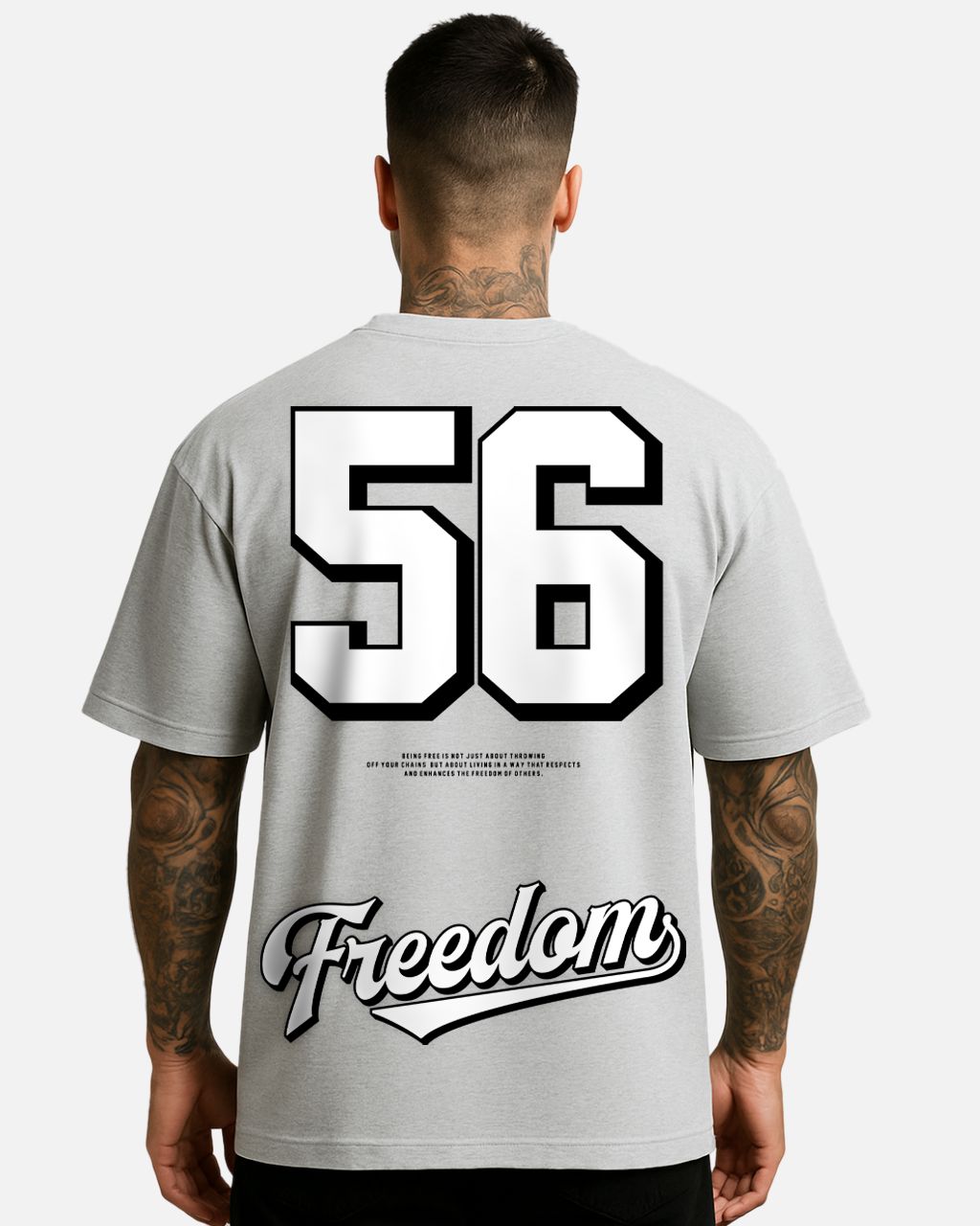 Camiseta Oversize Premium 200Gr Freedom 66