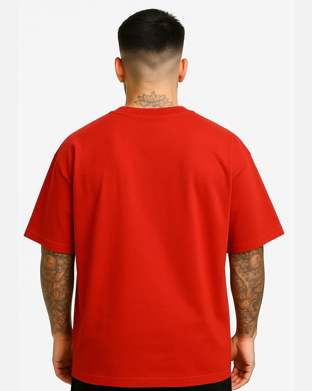 Camiseta Oversize Basica Roja