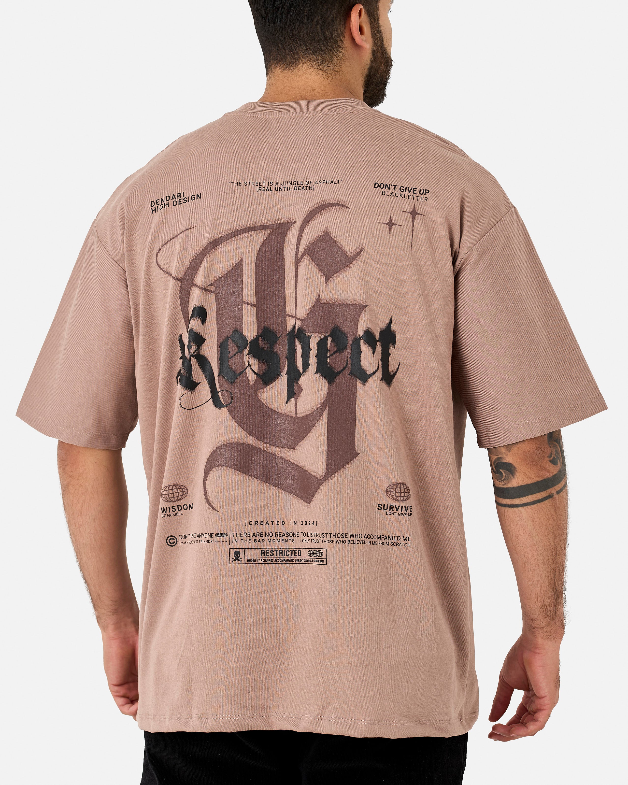 Camiseta Oversize Premium 250Gr Respect