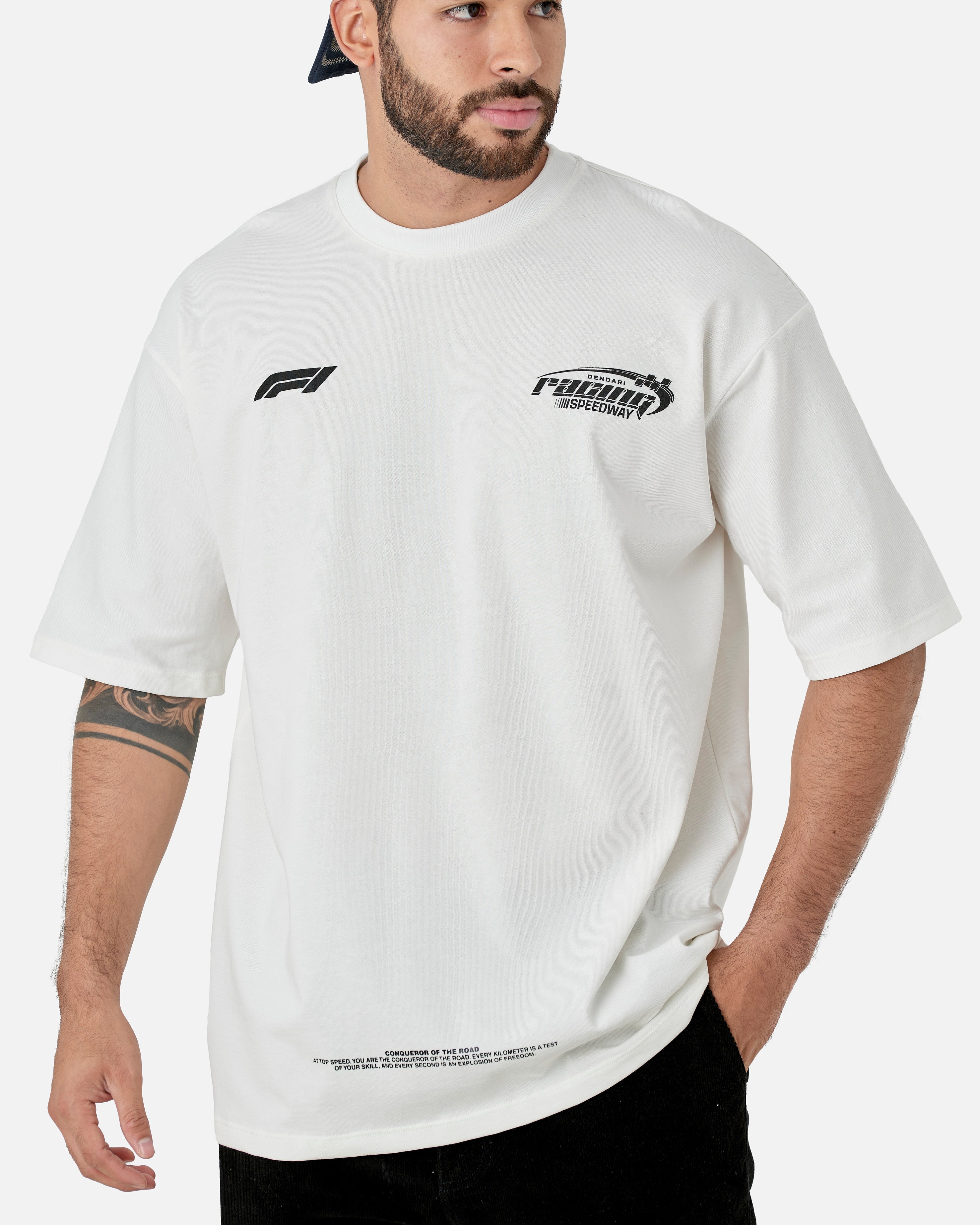 Camiseta Oversize Premium 250Gr F1 Speed Way