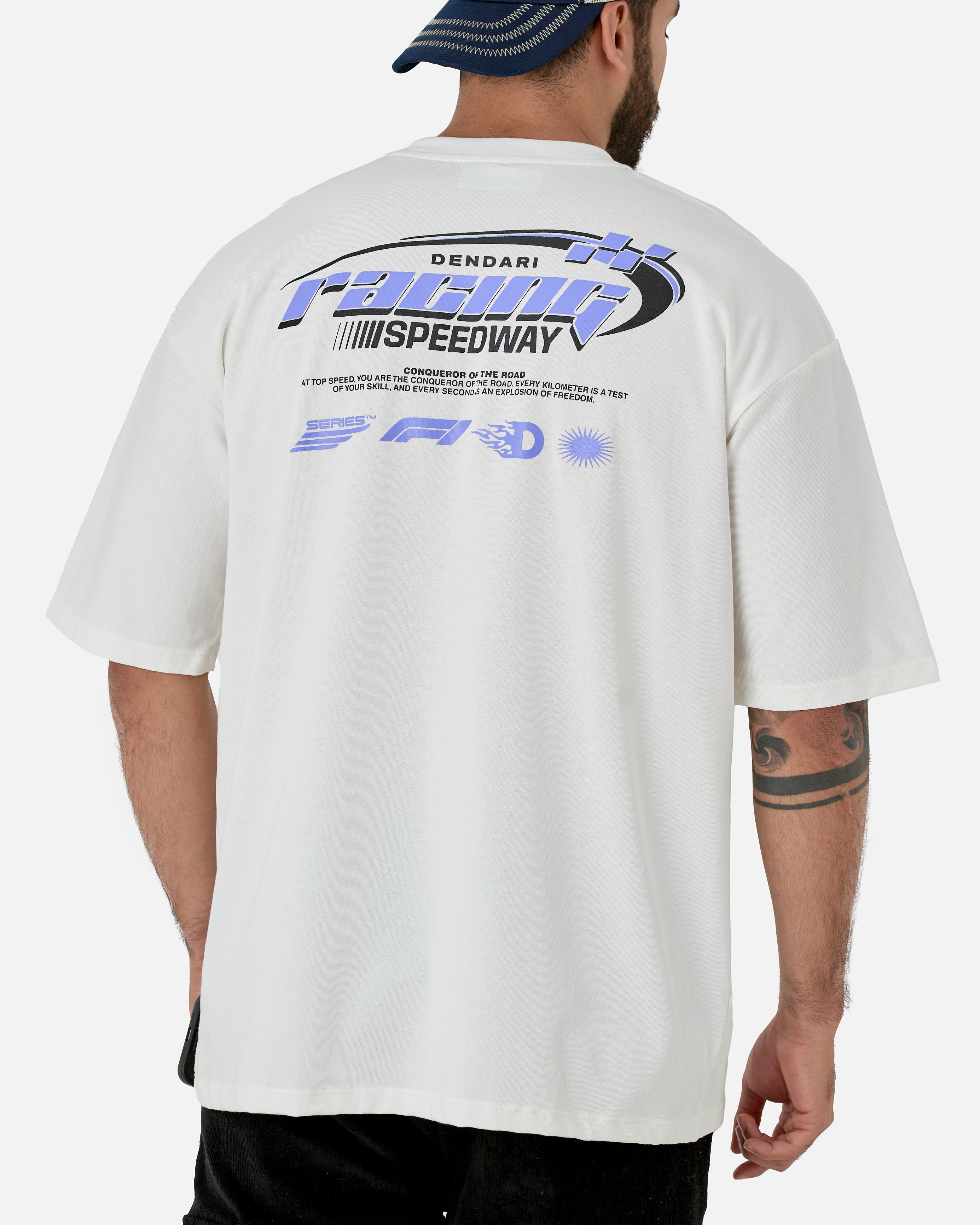 Camiseta Oversize Premium 250Gr F1 Speed Way