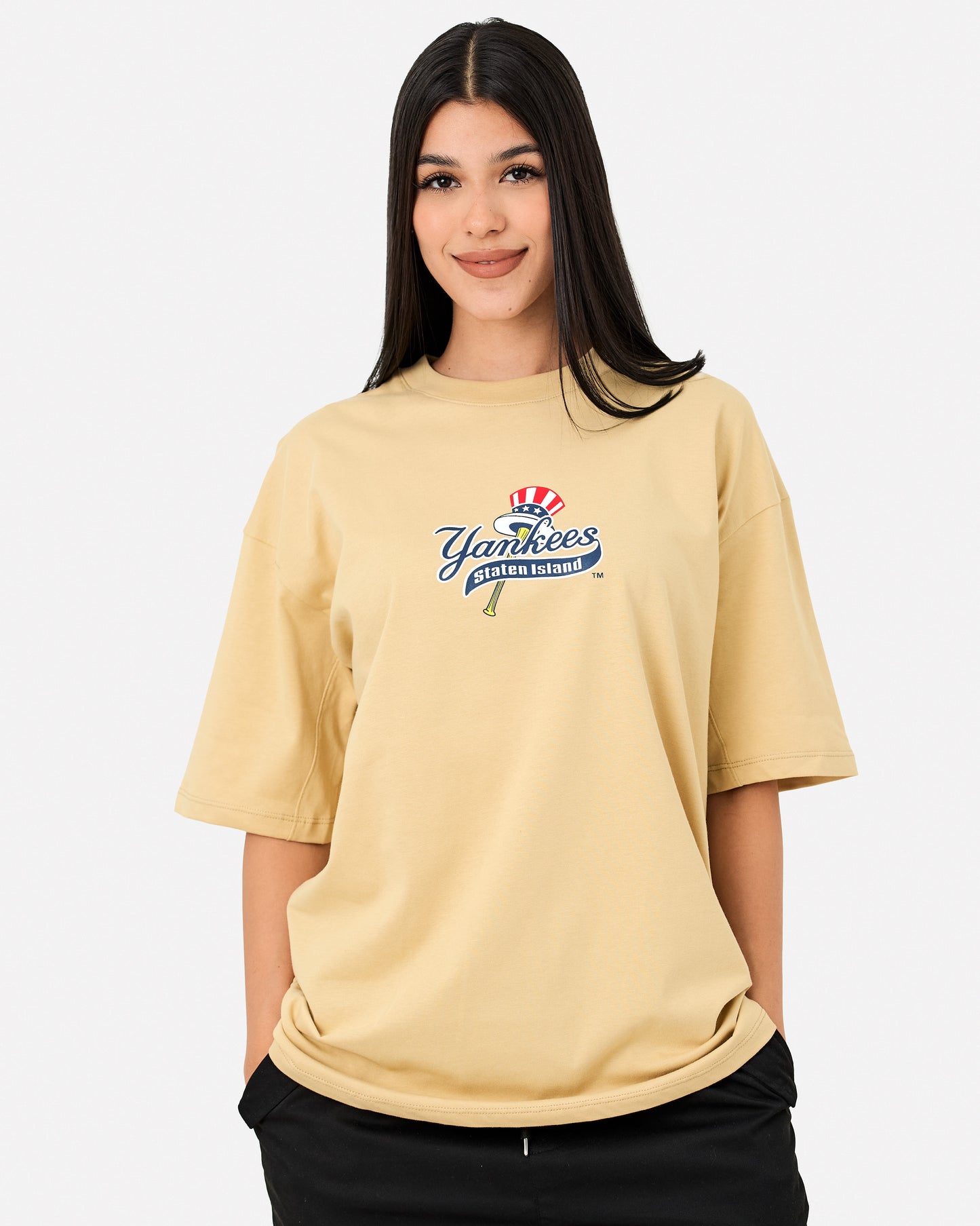 Camiseta Oversize 200Gr Yankees Hat