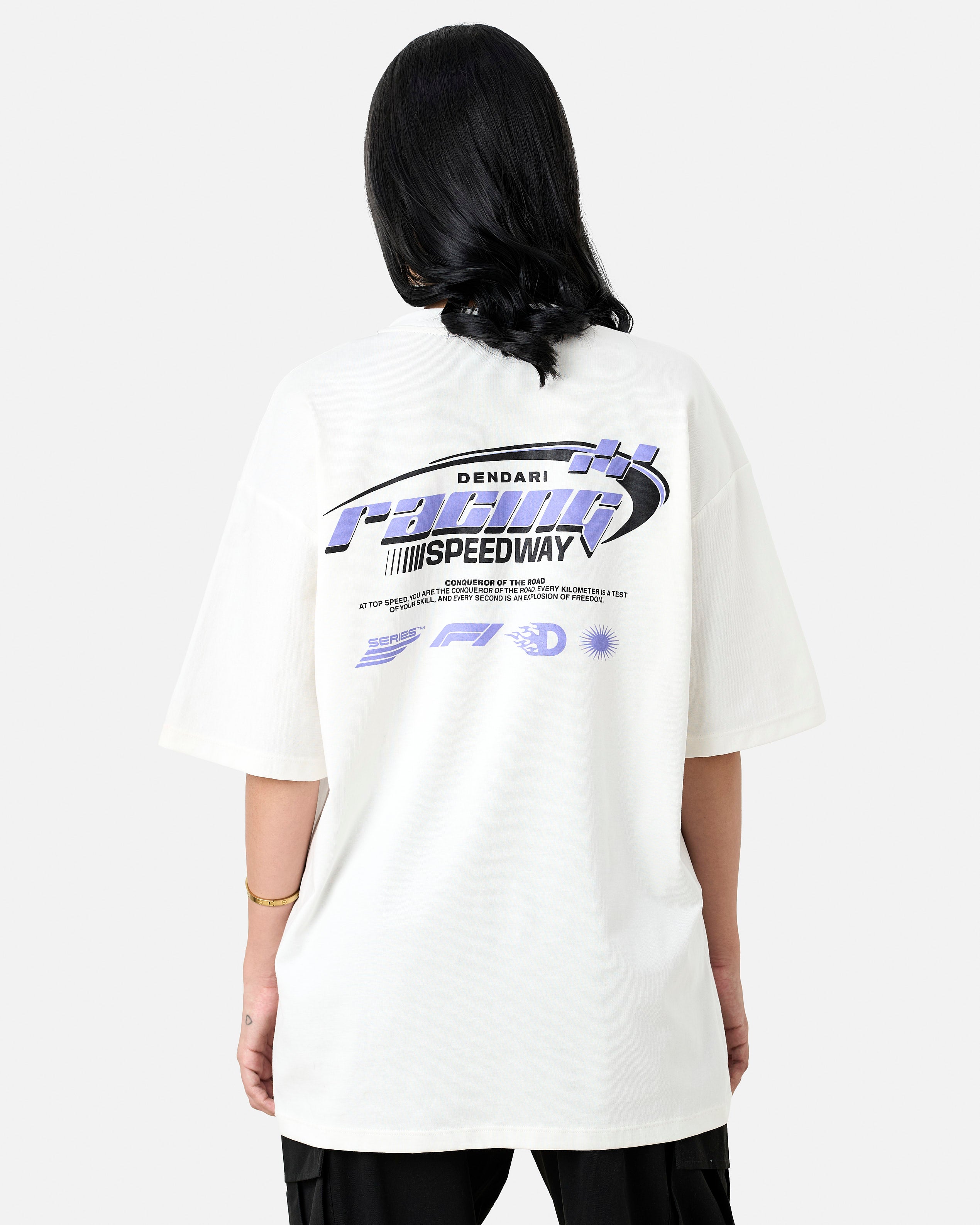 Camiseta Oversize Premium 250Gr F1 Speed Way